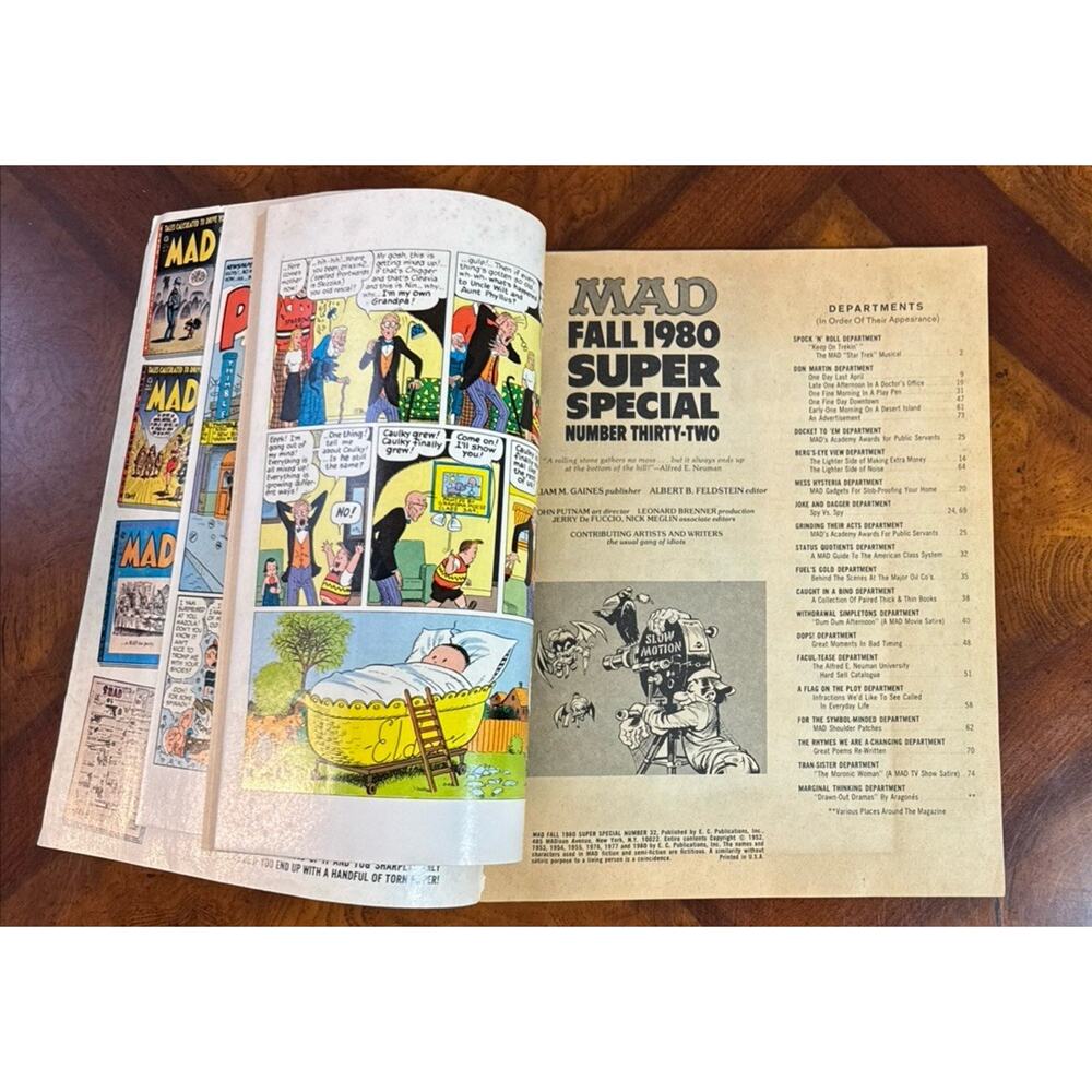 Mad Super Special Magazine Fall 1980 #32‎ w/ The Nostalgic Mad # 8 - Picture 12 of 16
